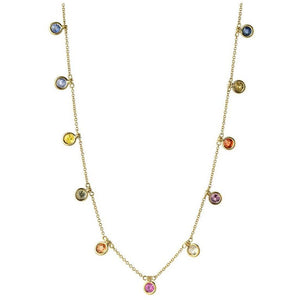 Boorma 18 Karat Bubble Sapphire Necklace
